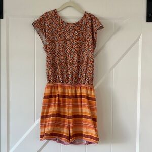 Matilda Jane Sz 10. Floral and Striped Kids Dress